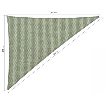 Schaduwdoek driehoek 90° 4,00x5,00x6,40 meter
